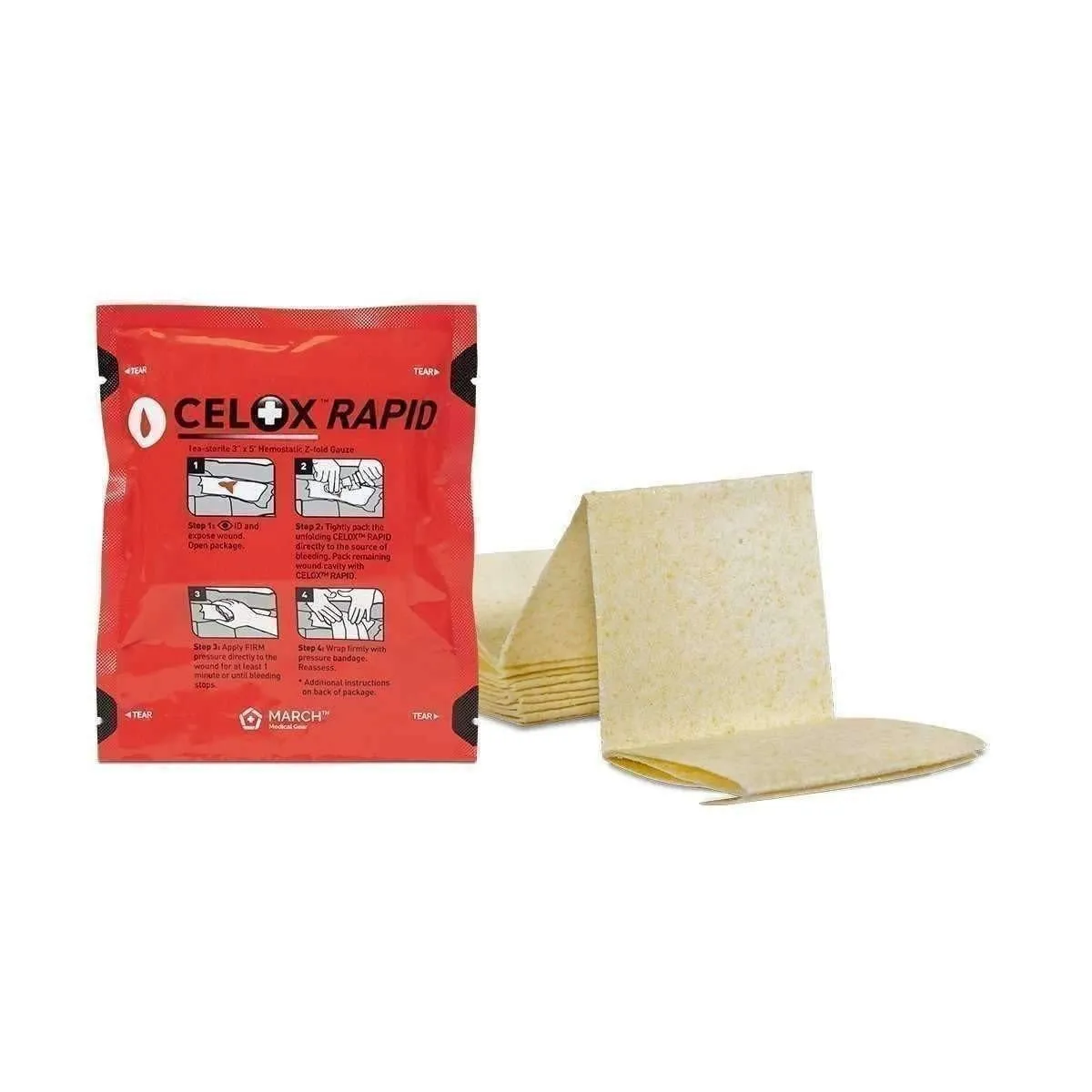 CELOX RAPID Hemostatic Wound Packing Gauze