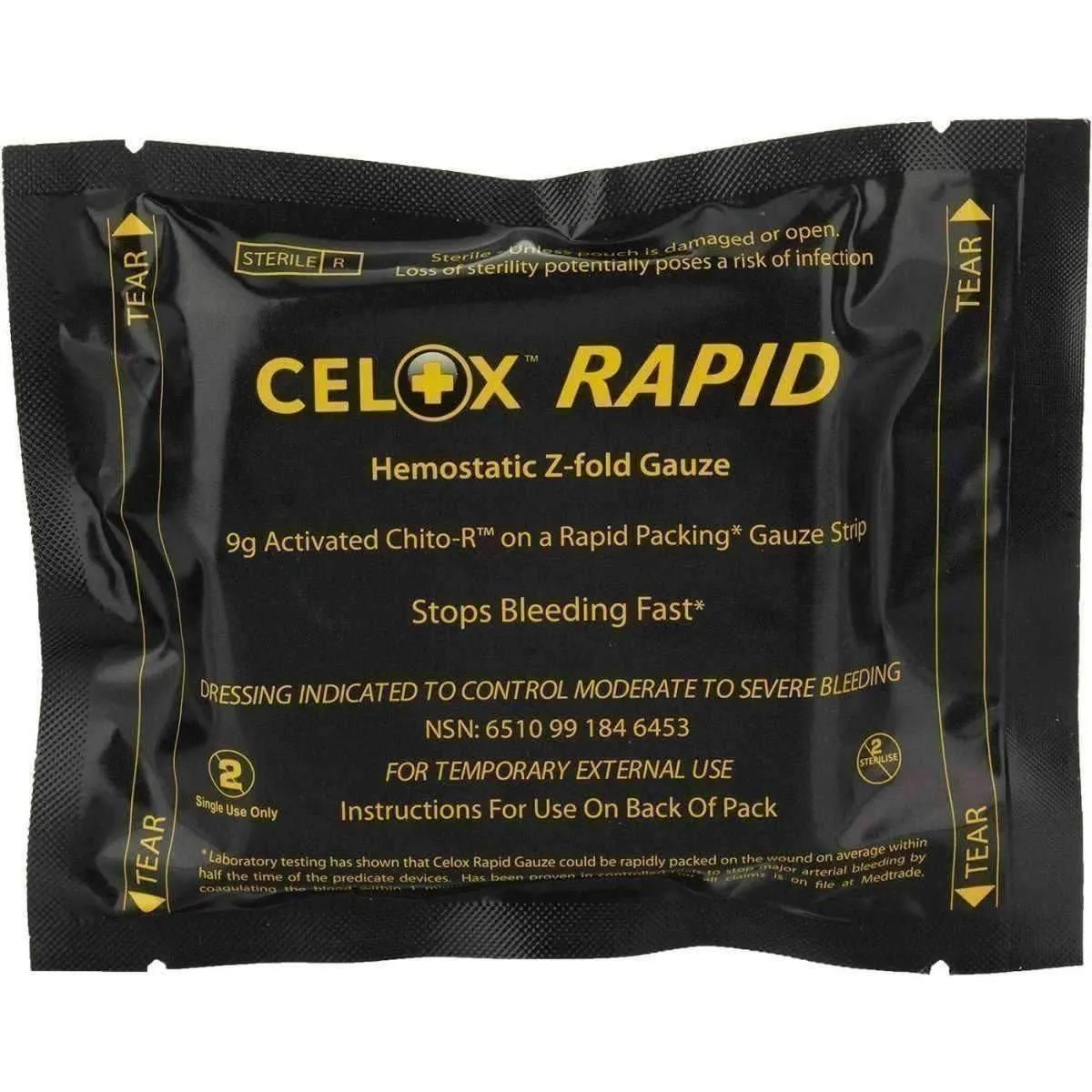 CELOX RAPID Hemostatic Wound Packing Gauze