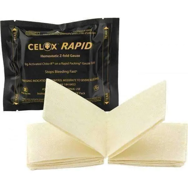 CELOX RAPID Hemostatic Wound Packing Gauze