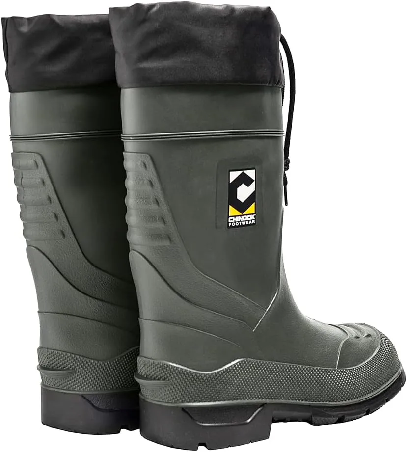 Chinook Footwear Badaxe Waterproof Rubber Boot  Green