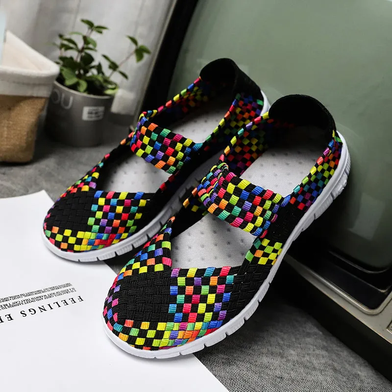 Cilool Breathable Lightweight Women Flat Shoes