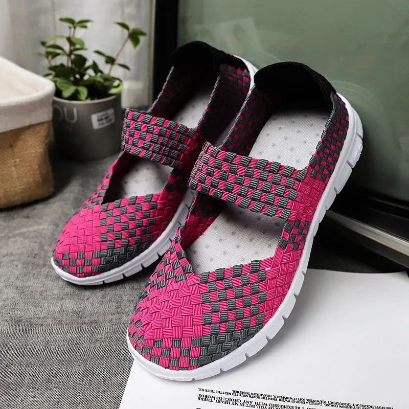 Cilool Breathable Lightweight Women Flat Shoes