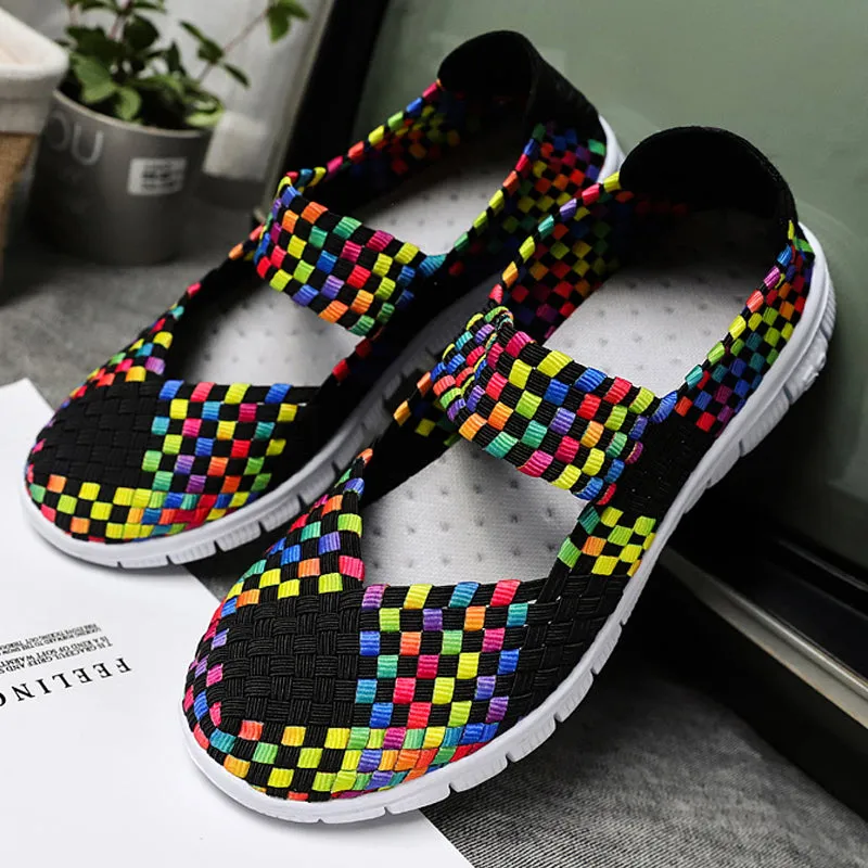 Cilool Breathable Lightweight Women Flat Shoes