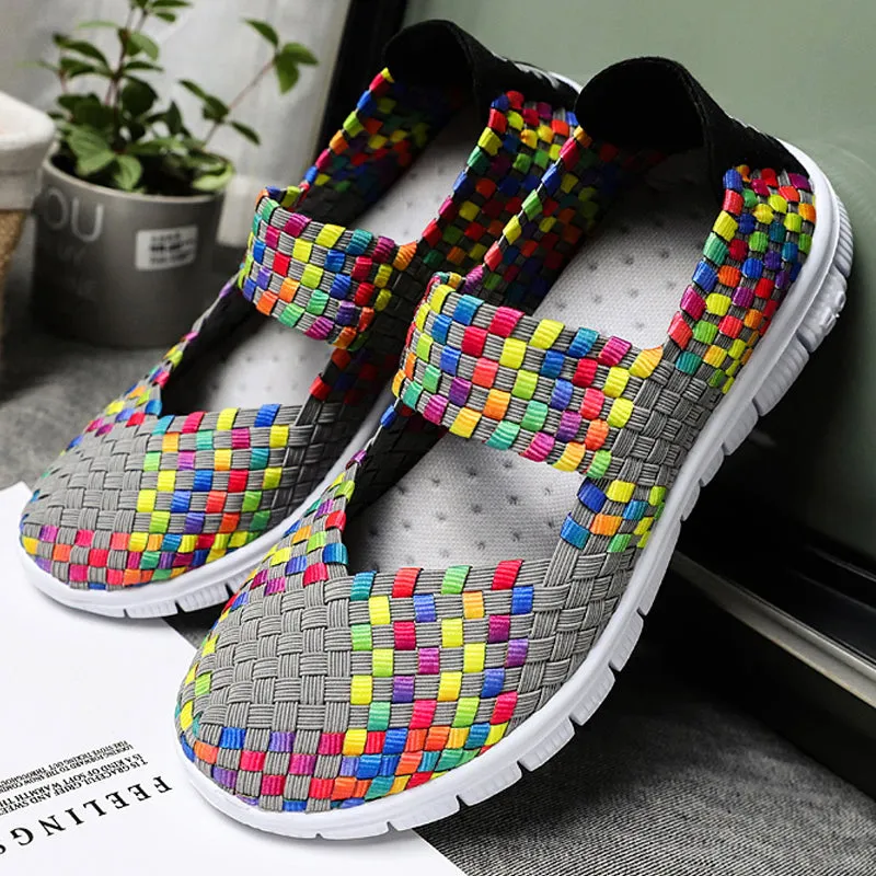 Cilool Breathable Lightweight Women Flat Shoes