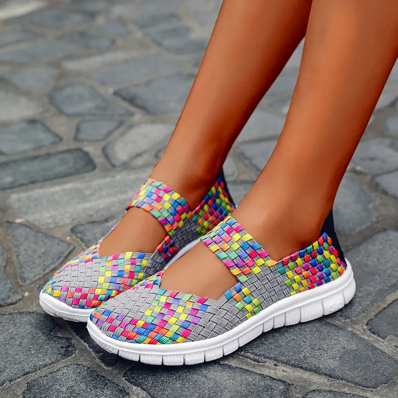Cilool Breathable Lightweight Women Flat Shoes