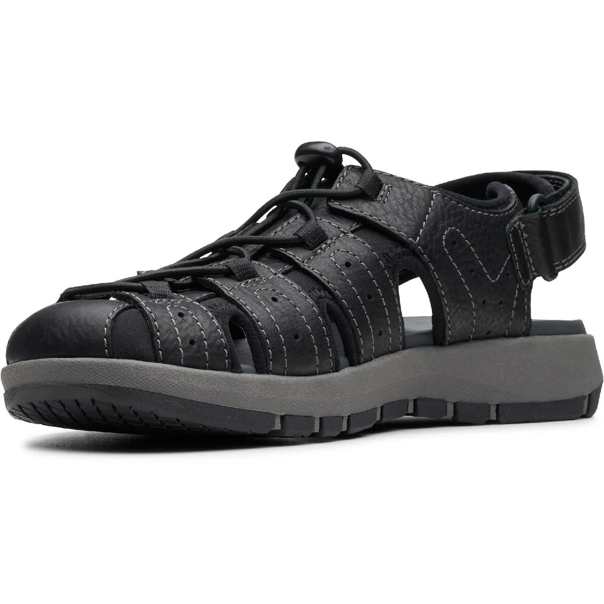 Clarks Men's Brixby Cove Leather Casual Fisherman Sandal