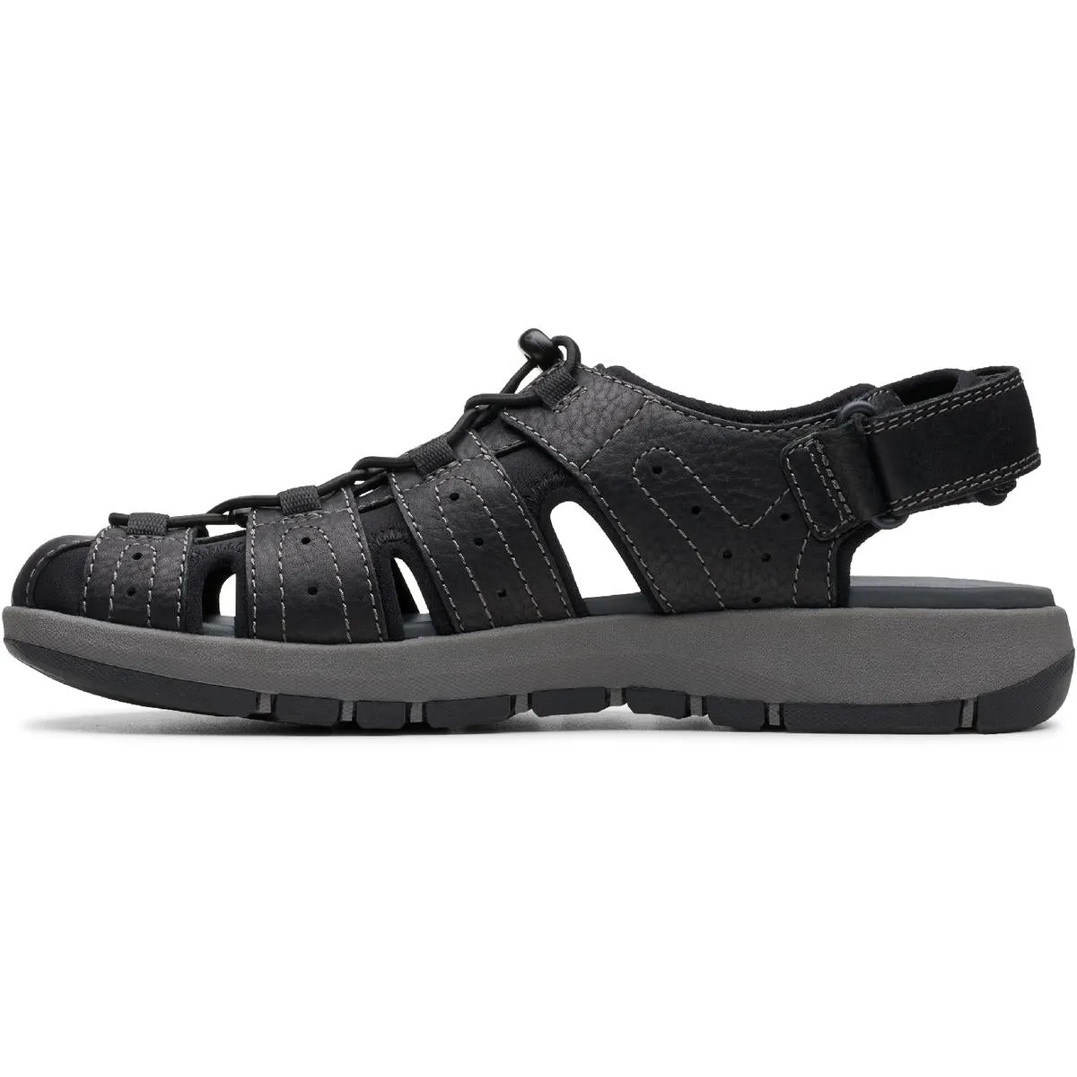 Clarks Men's Brixby Cove Leather Casual Fisherman Sandal