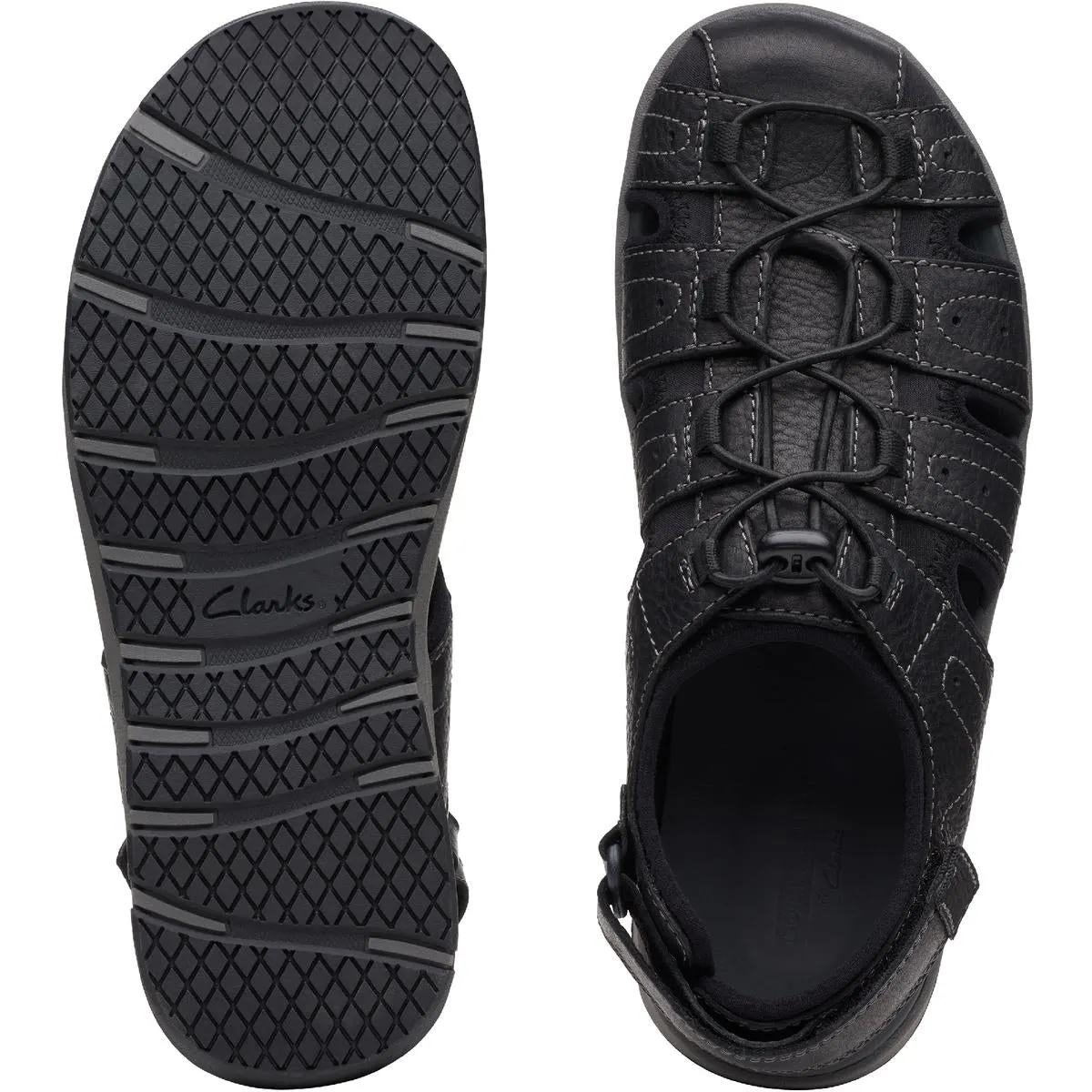 Clarks Men's Brixby Cove Leather Casual Fisherman Sandal