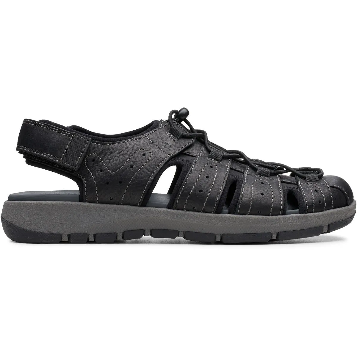 Clarks Men's Brixby Cove Leather Casual Fisherman Sandal