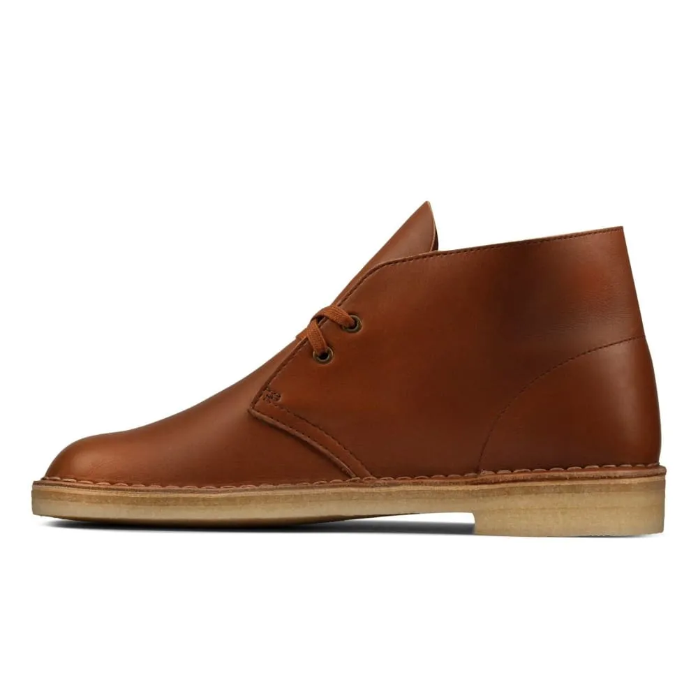 Clarks Originals Desert Boots Men's Dark Tan Leather 26162422