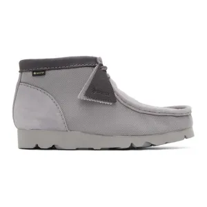 Clarks Originals Grey Gore-TexÃ‚Â® Wallabee Desert Boots