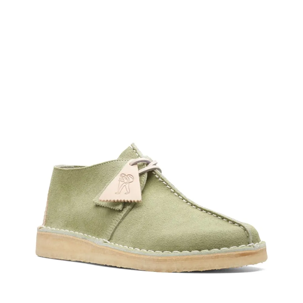 Clarks Originals Original Desert Trek Men's Pale Green Suede 26165805