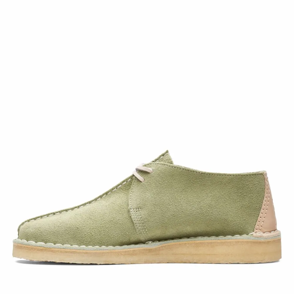 Clarks Originals Original Desert Trek Men's Pale Green Suede 26165805