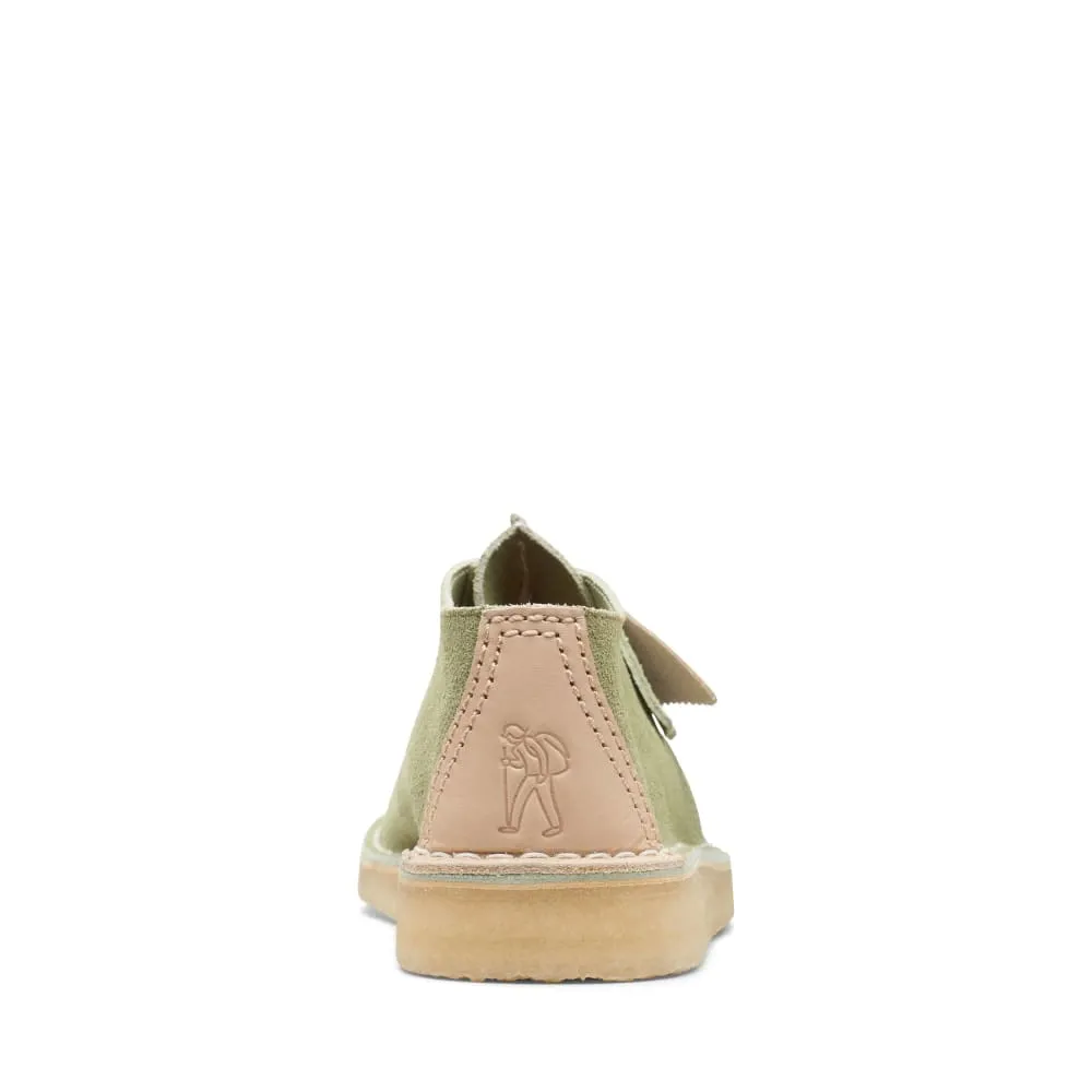 Clarks Originals Original Desert Trek Men's Pale Green Suede 26165805