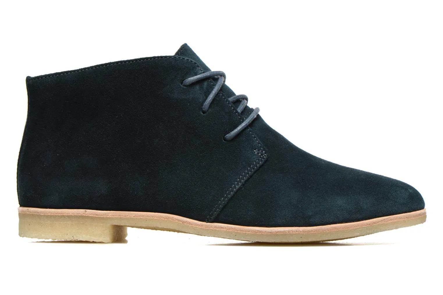 Clarks Originals Womens Phenia Midnight Suede Desert Boots