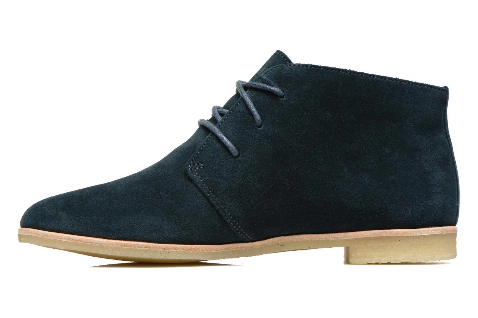 Clarks Originals Womens Phenia Midnight Suede Desert Boots