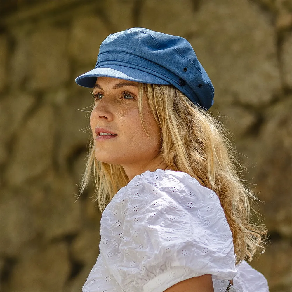 Classic Cotton Fiddler Cap - Denim