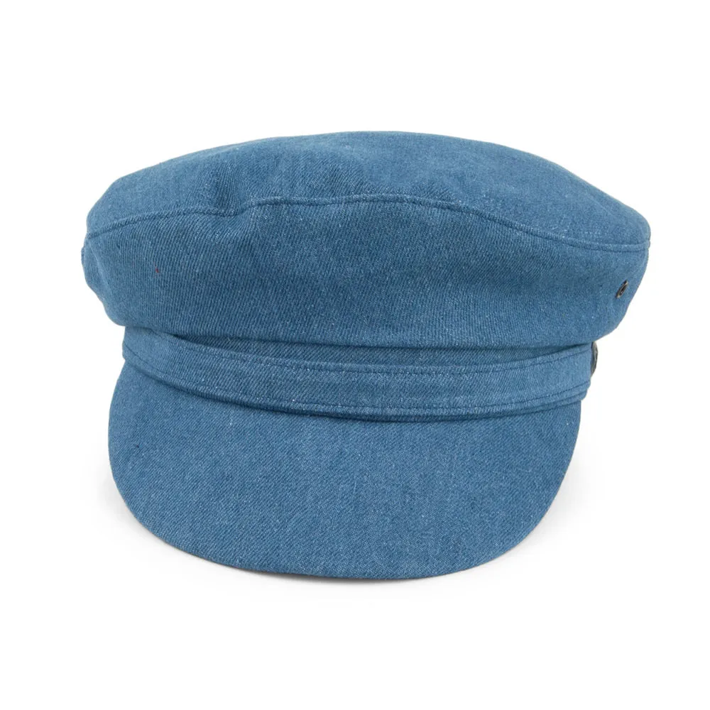 Classic Cotton Fiddler Cap - Denim