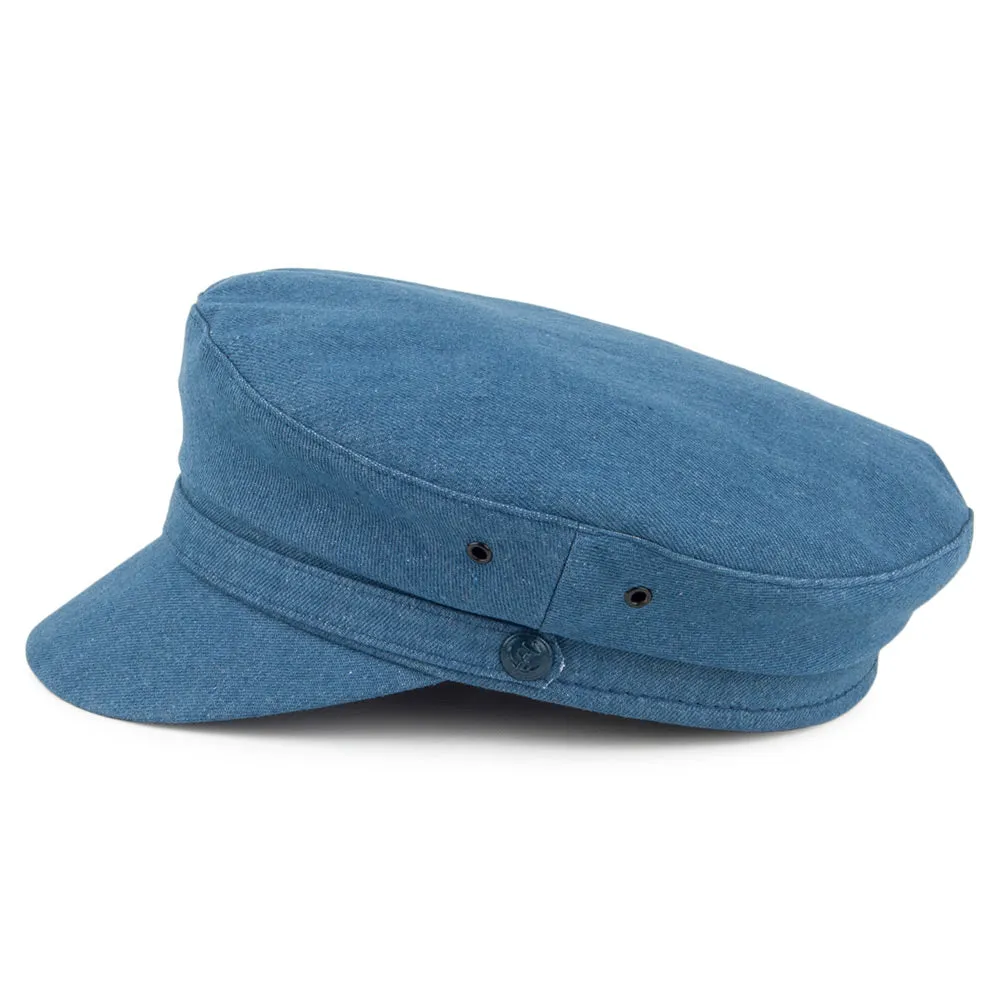 Classic Cotton Fiddler Cap - Denim