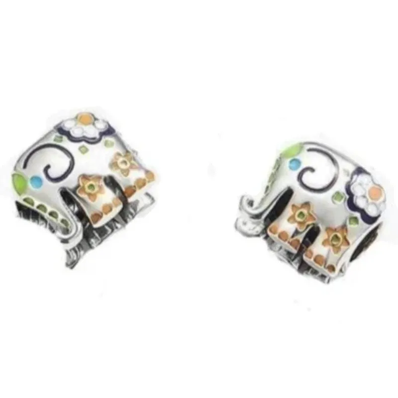 Colorful Elephant Charm