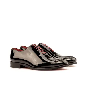 Como Balbianello Men's Shoes Suede / Patent Leather Whole-Cut Oxford (CM1014)