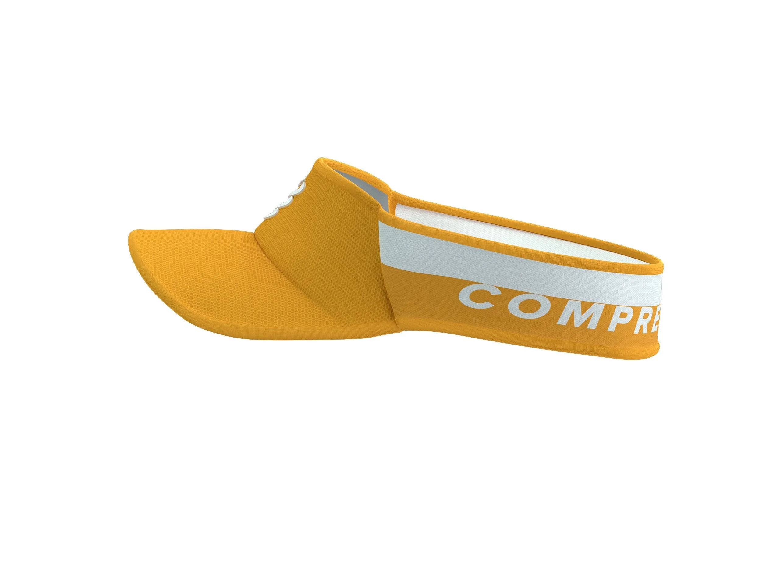 Compressport Unisex's Visor Ultraligh - Citrus/White