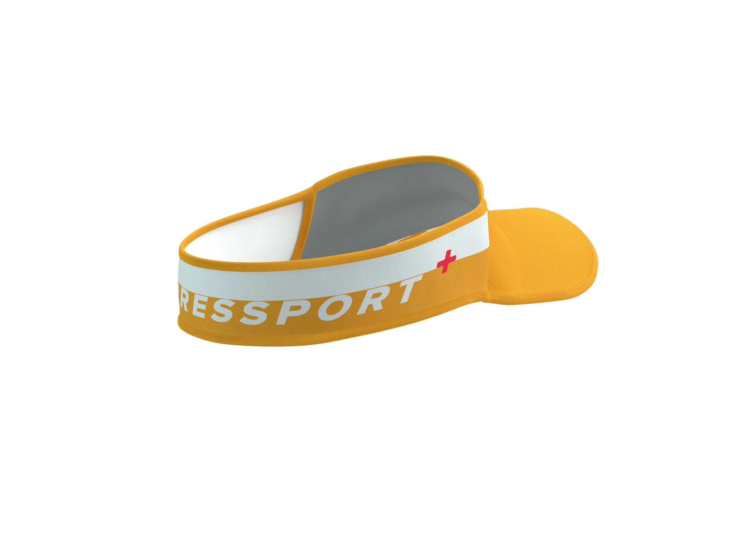 Compressport Unisex's Visor Ultraligh - Citrus/White