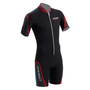 Cressi Men’s Playa 2.5mm Warm Water Shorty with Front Zip size s