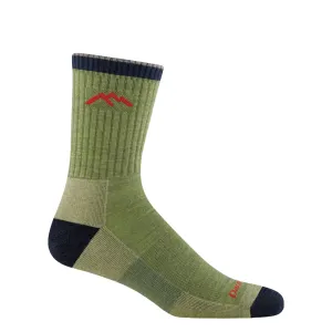 Darn Tough Men's Hiker Micro Crew Midweight Hiking Sock in Willow Green