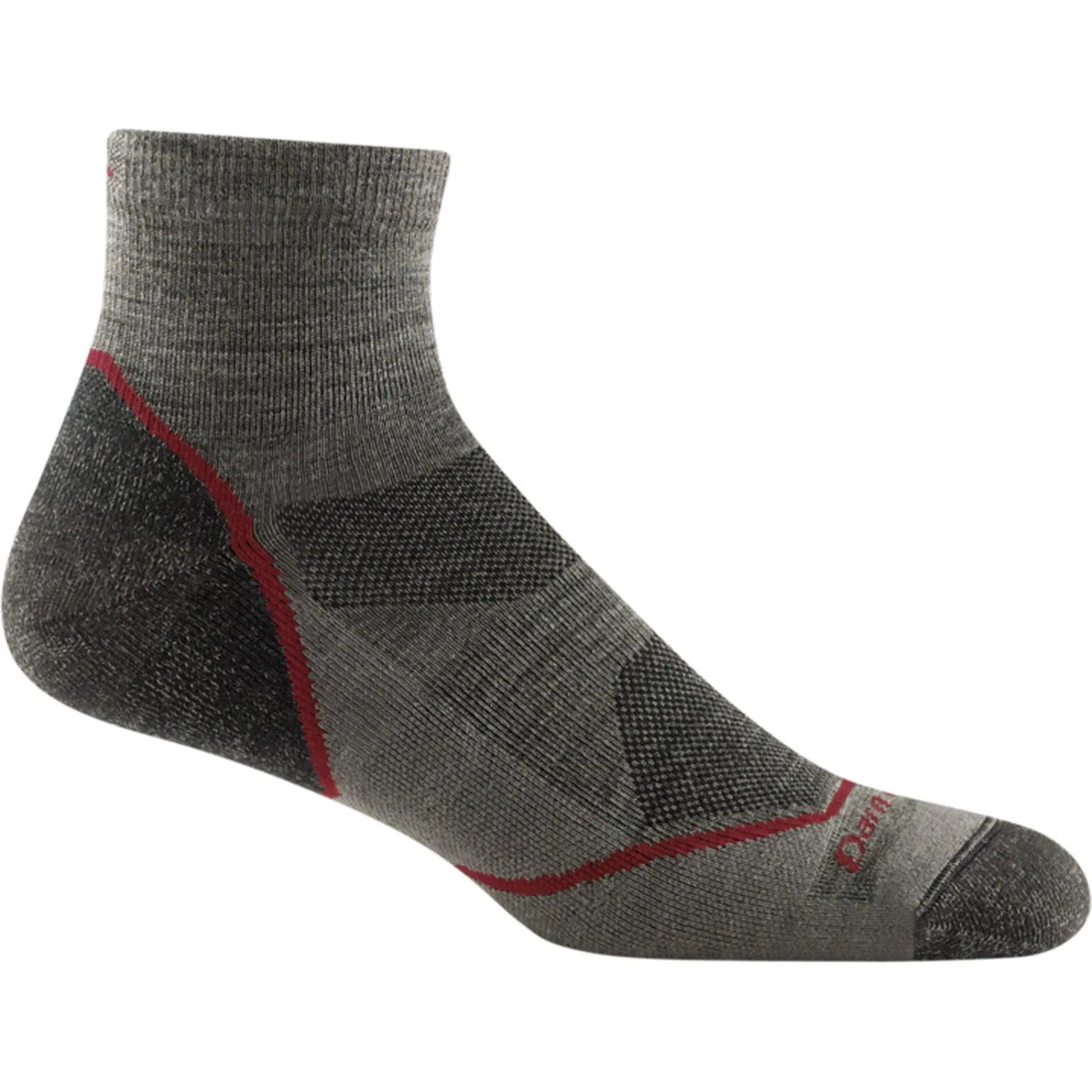 Darn Tough Men's Light Hiker Quarter Lightweight Hiking Socks