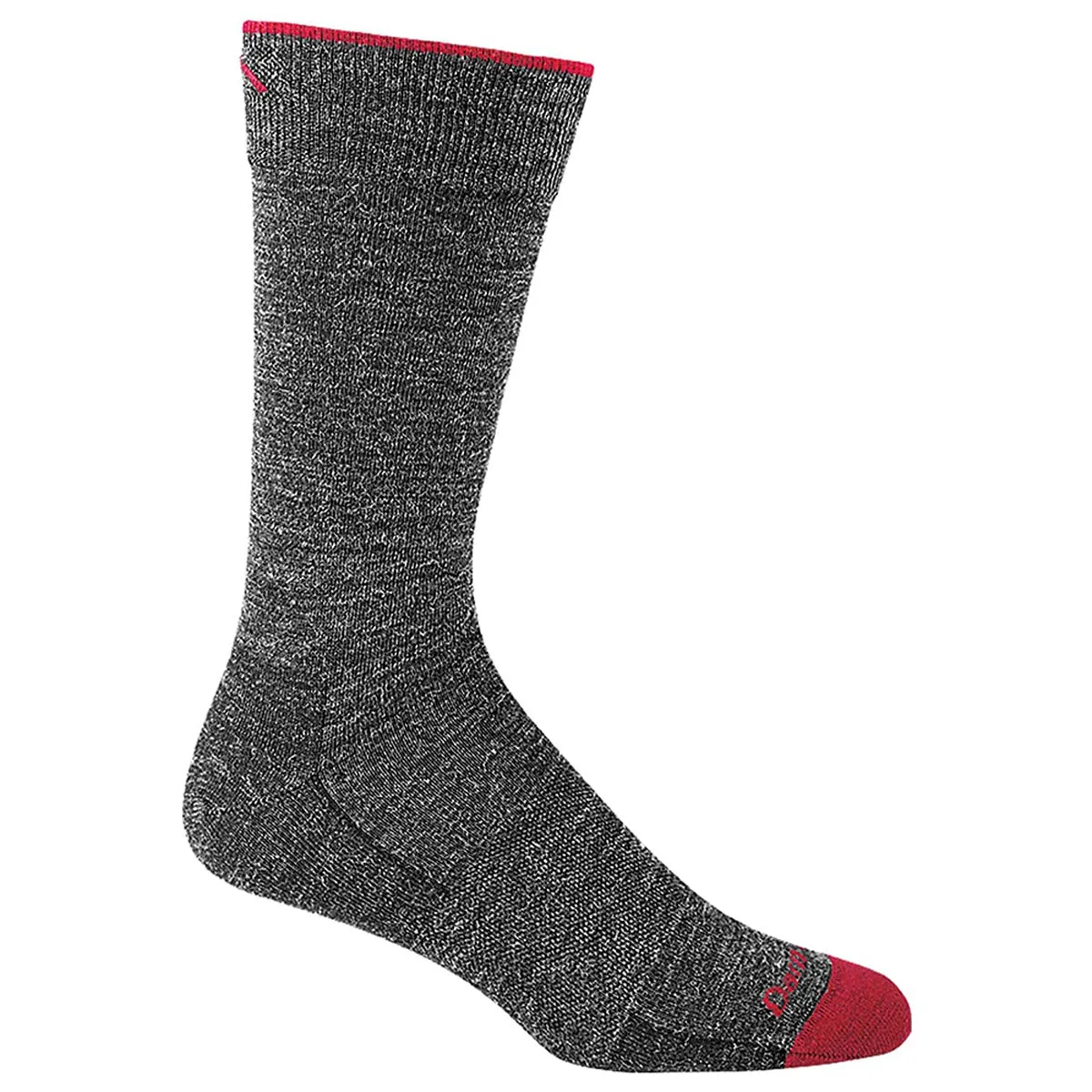 DARN TOUGH SOLID CREW SOCK LIGHTWEIGHT BLACK - MENS