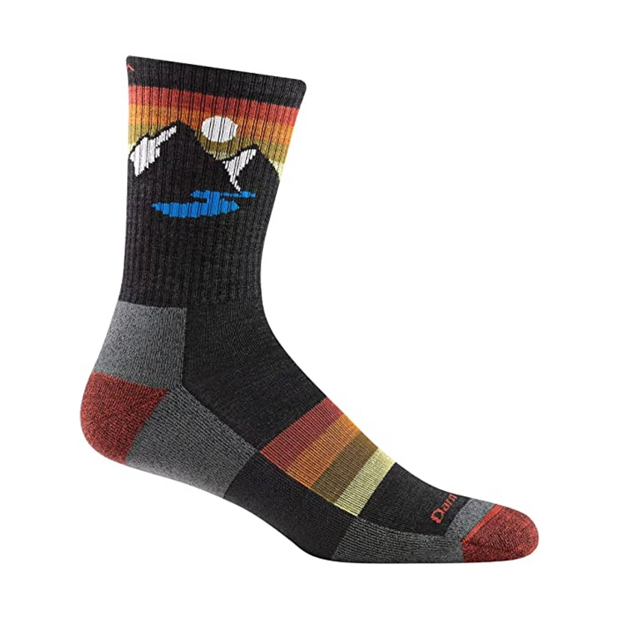 Darn Tough Vermont Men's Sunset Ridge Micro Crew - Charcoal