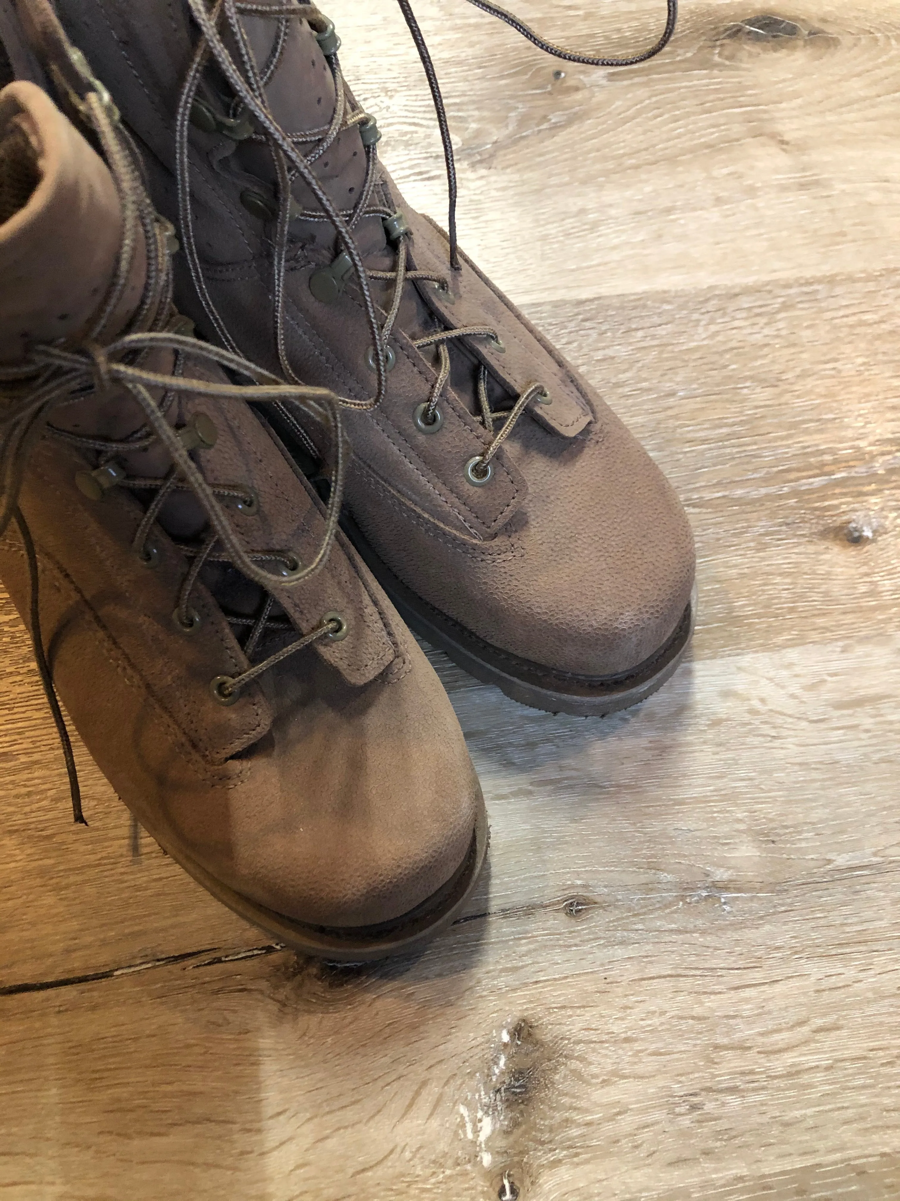 Deadstock Boulet Military Issue Desert Combat Boot, Made in Canada, 9 Mens