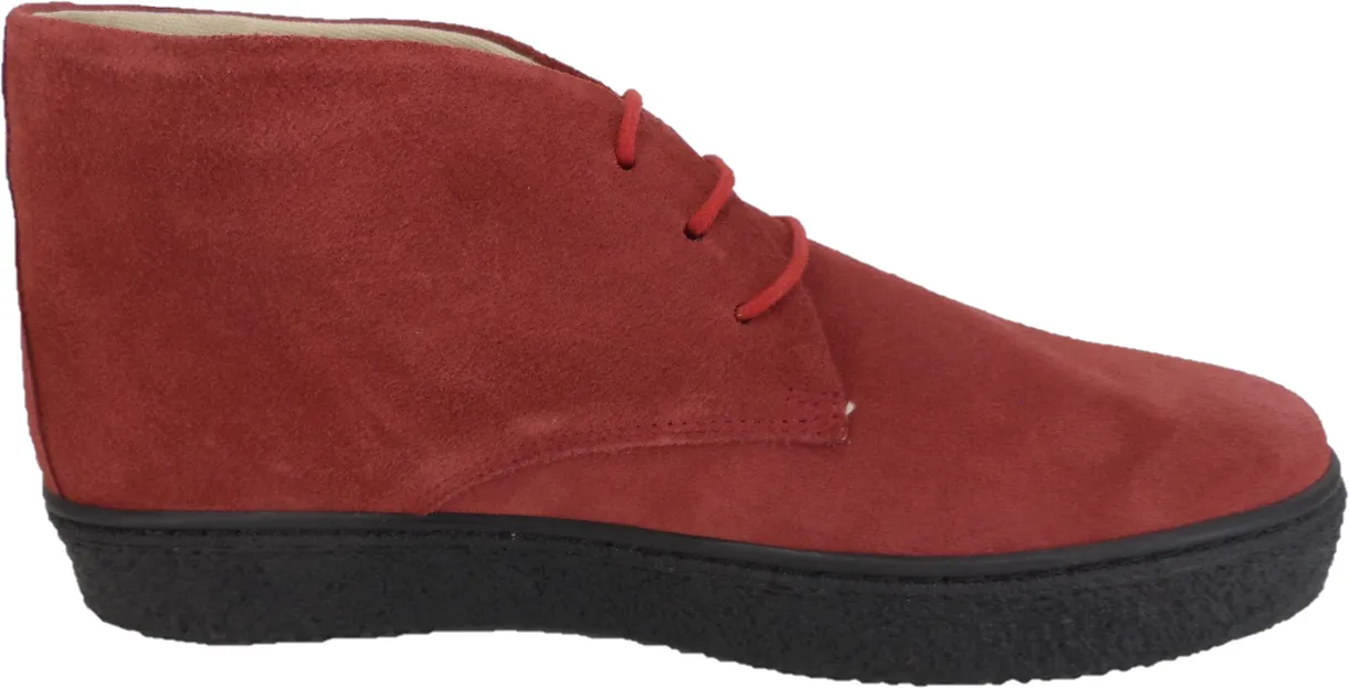 Delicious Junction Mens Port Red Bullitt 2 Suede Desert Boot