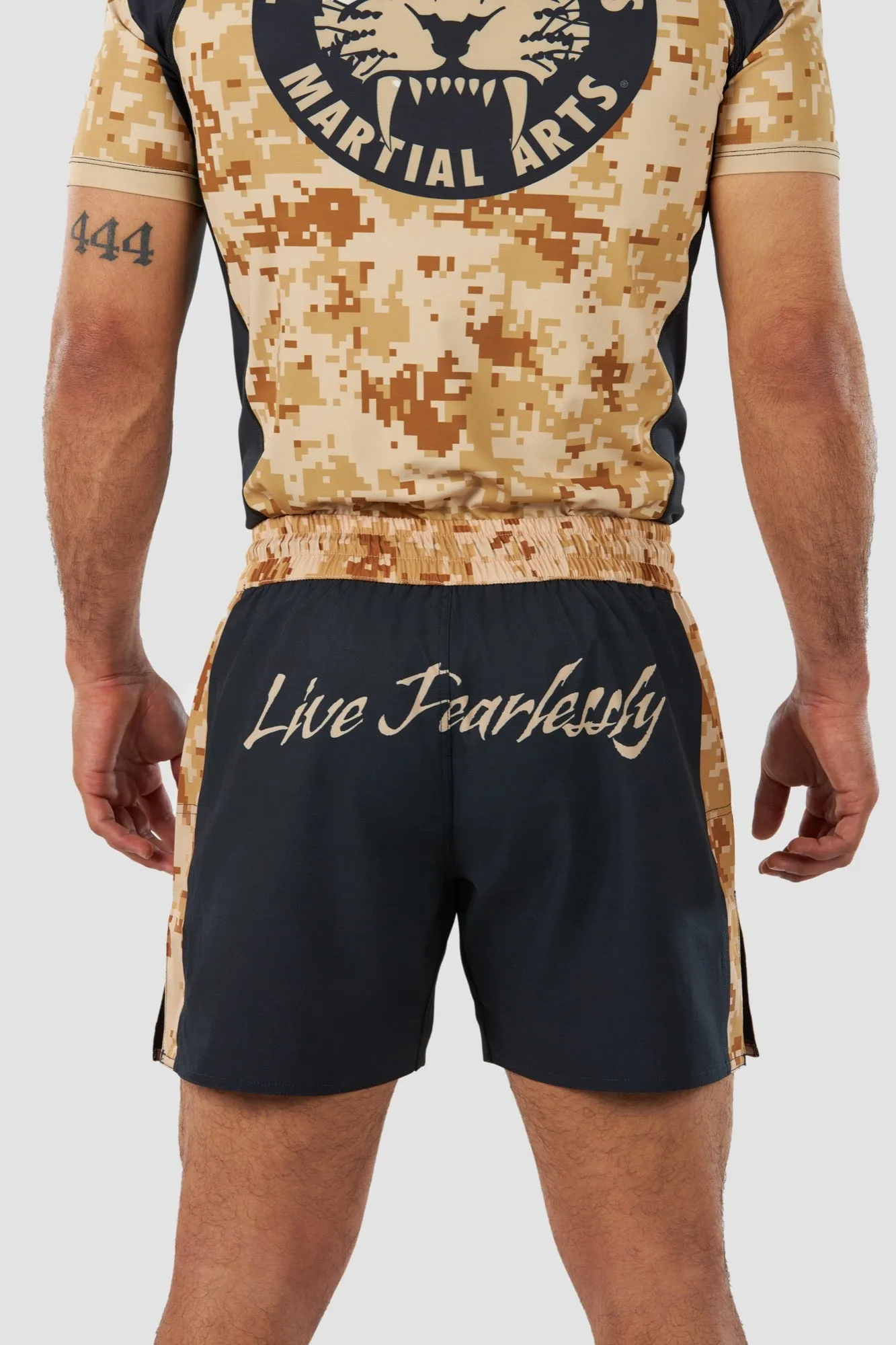 Desert Camo Combat Shorts