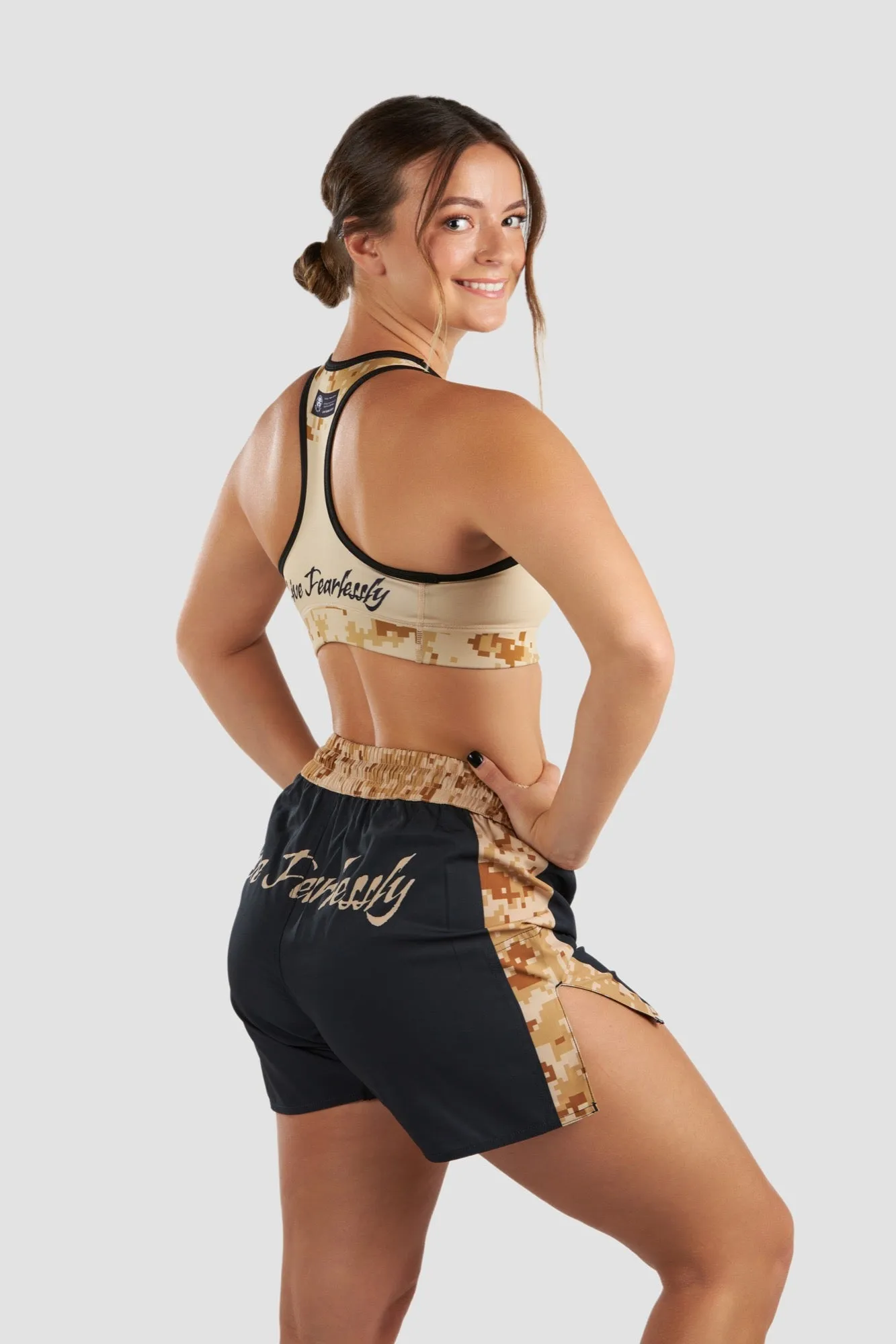 Desert Camo Combat Shorts