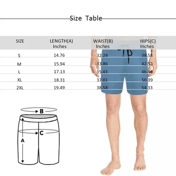 Design Your Own Swim Trunks with Custom Face Pineapple Men's Quick Dry Swim Shorts for Vacation