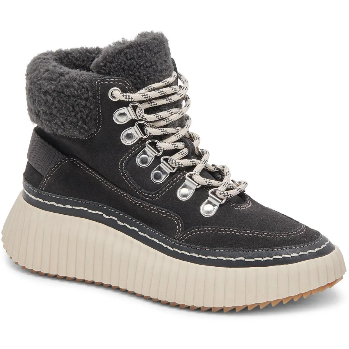 Dolce Vita Womens Debbie Plush Suede Cold Weather Winter & Snow Boots