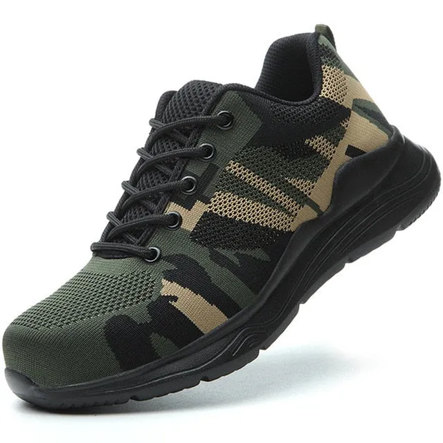 Dropshipping Men Women Work Shoes Steel Toe cap Safety Boots European Standard Anti-smash Anti-puncture Sport Shoes Safety Shoes