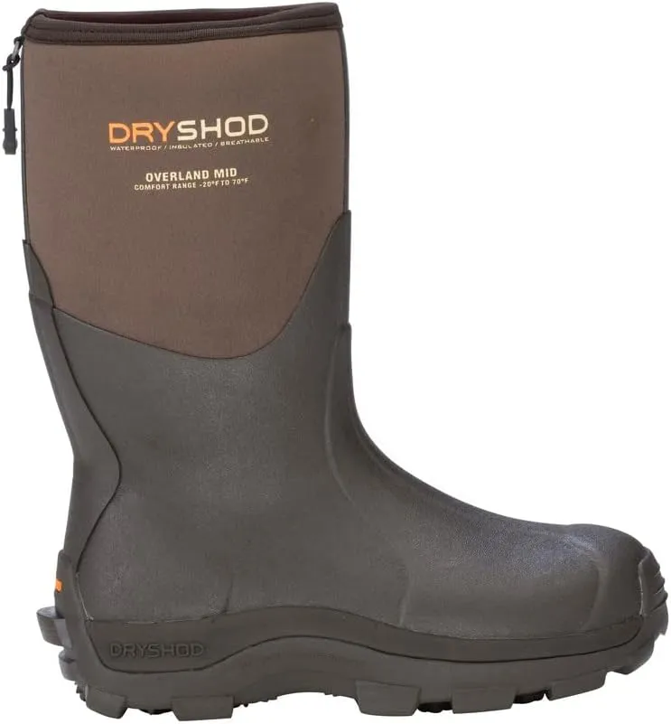 Dryshod Men's Mid Overland Premium Outdoor Sport Boot