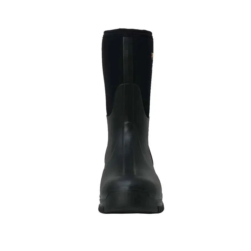 Dryshod Men's Mudcat Mid Rubber Boot - Black/Orange MDC-MM-BK