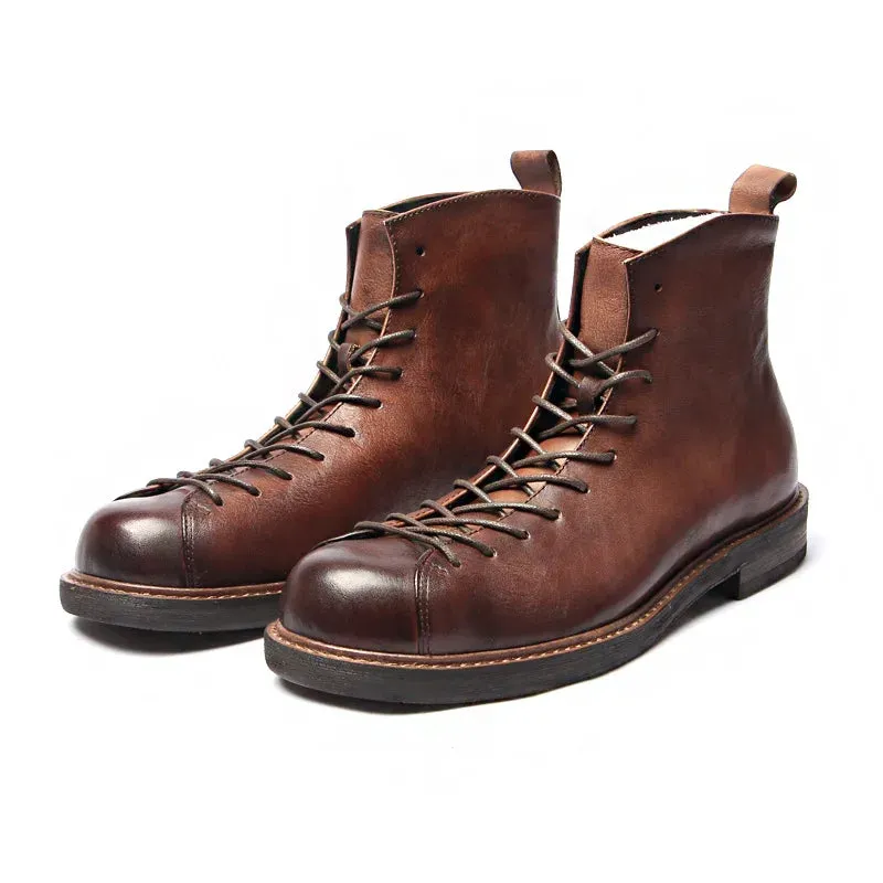 Everyday Real Leather Martin Boots