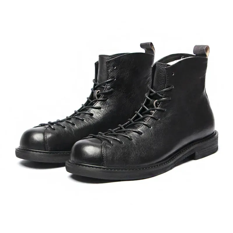 Everyday Real Leather Martin Boots