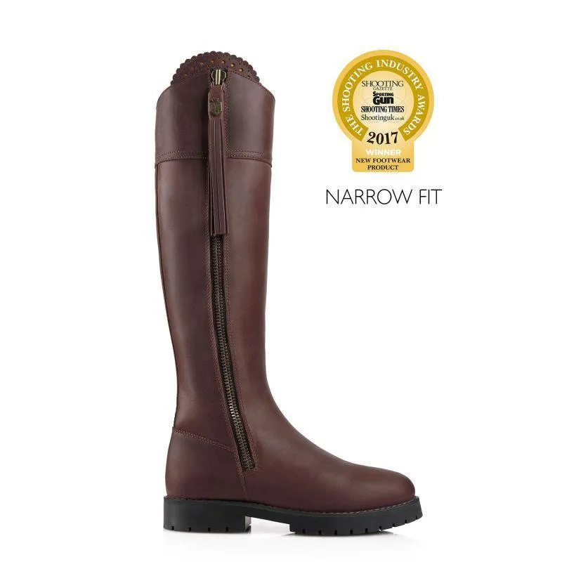 Fairfax & Favor Explorer Narrow Fit Ladies Waterproof Boots - Mahogany