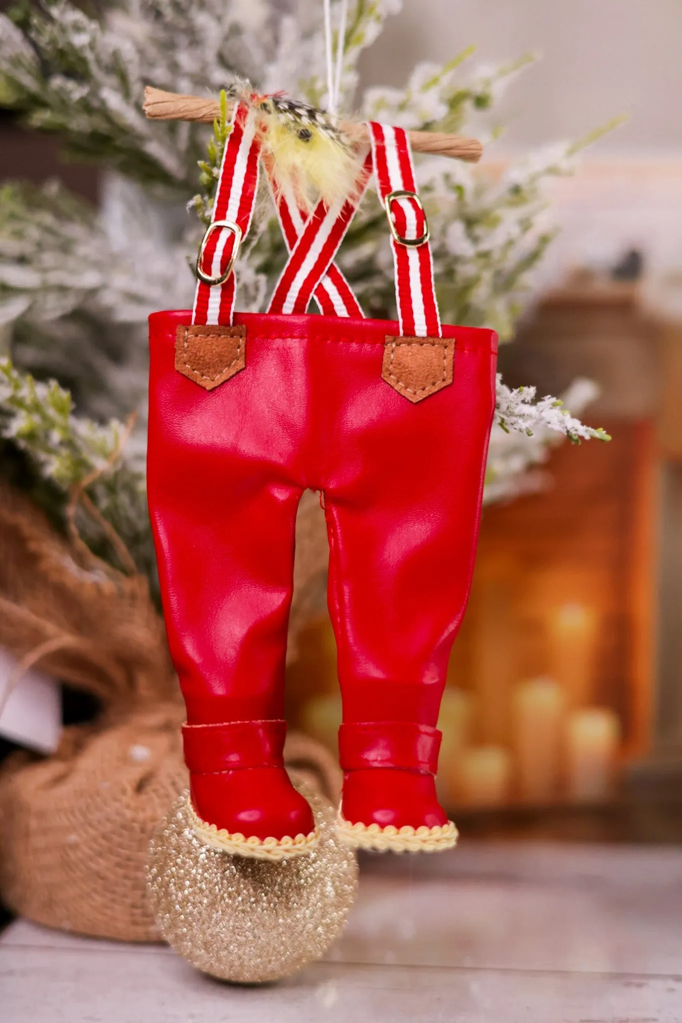 Fisherman Waders Christmas Ornament (2 Colors) FINAL SALE