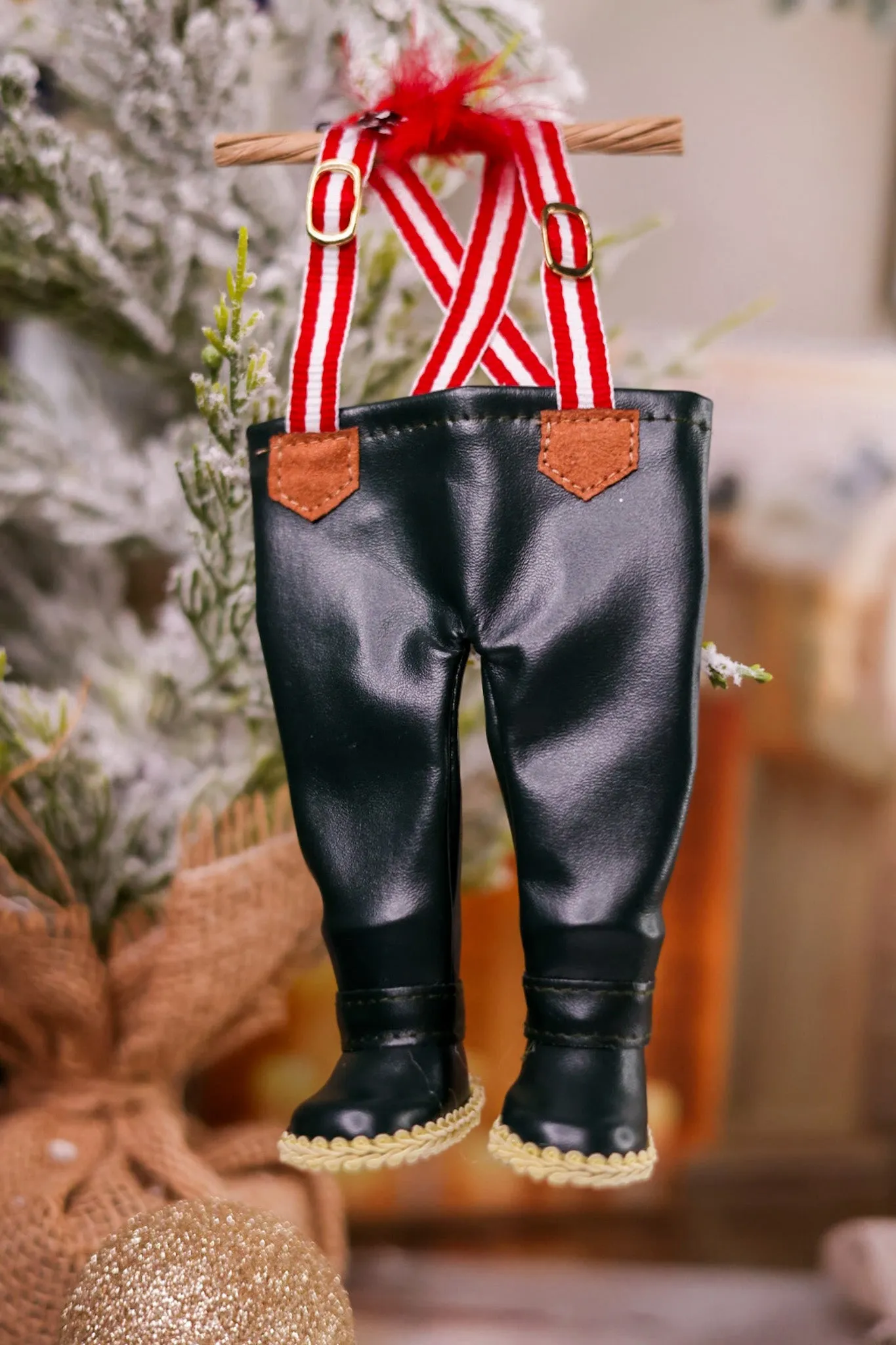 Fisherman Waders Christmas Ornament (2 Colors) FINAL SALE