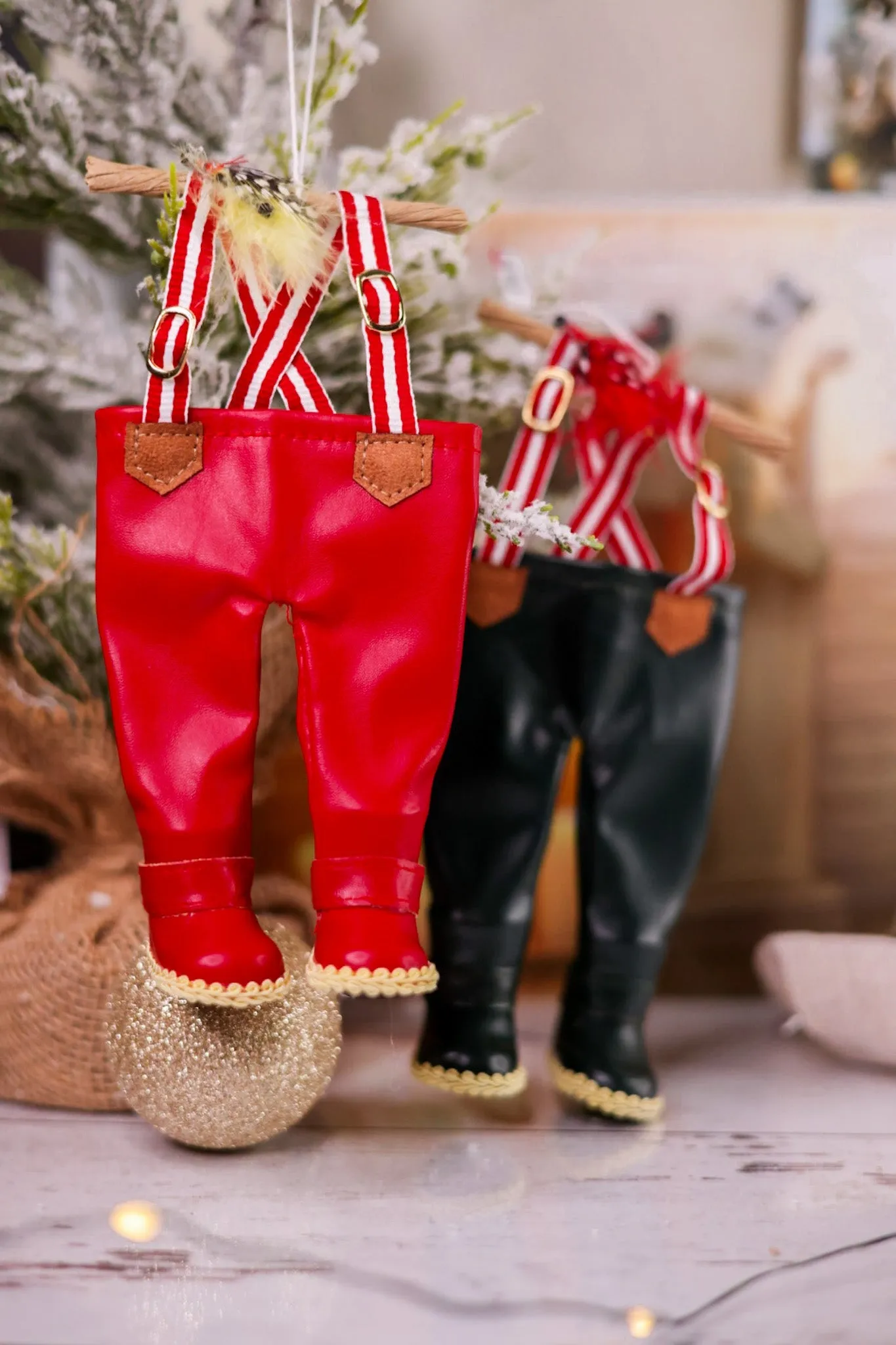 Fisherman Waders Christmas Ornament (2 Colors) FINAL SALE
