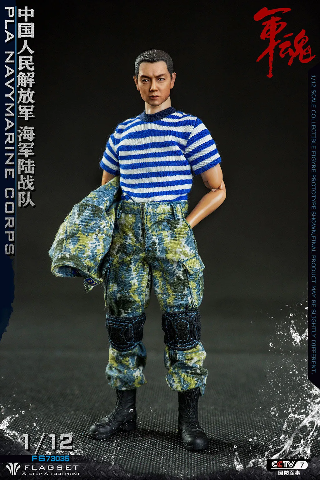 Flagset - 1/12 Chinese Marine Corps