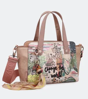Forest printed bowling bag