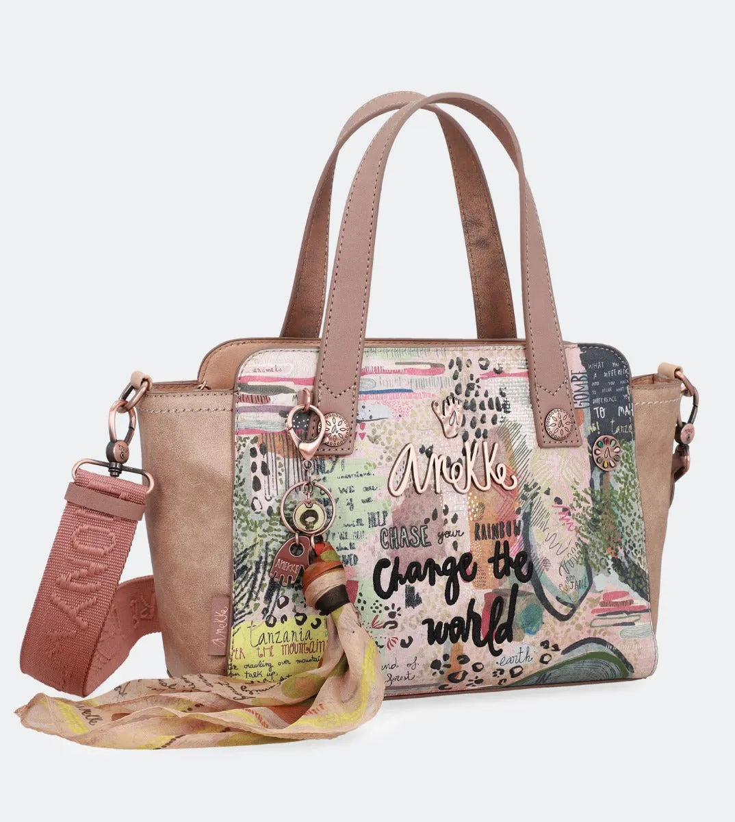 Forest printed bowling bag